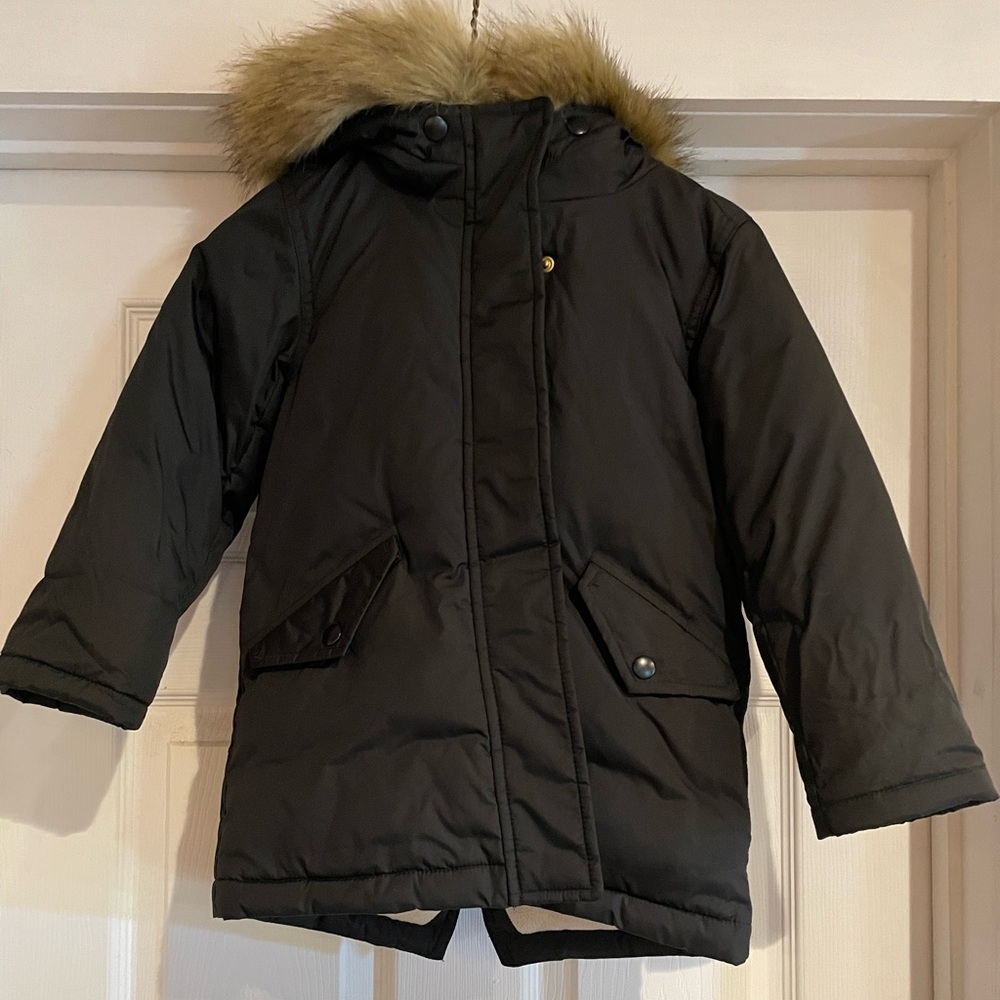 JCREW Girls' fishtail parka with eco-friendly PrimaLoft® -XS -like new condition